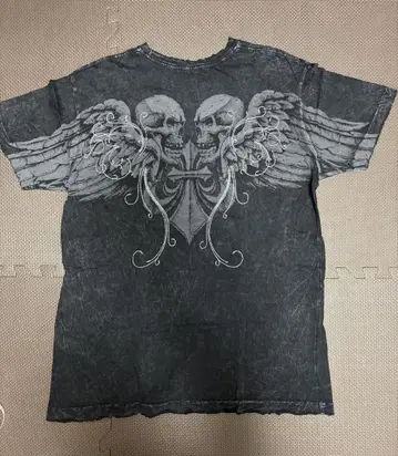 Affliction y2k 펑크 그런지 십자가 해골