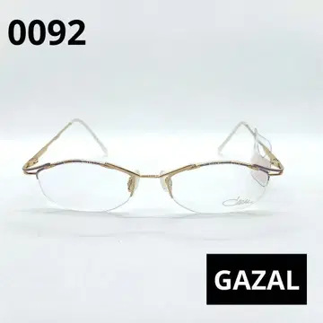 GAZAL 골드 메탈 프레임 안경 0092