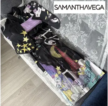 새상품 사만사 베가 SAMANTHAVEGA 유카타 세트 블랙 계열