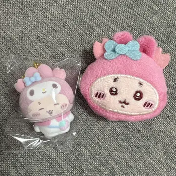 산리오 치이카와 (먼작귀) 시크릿 헤어 클립 플로키 마스코트 참
