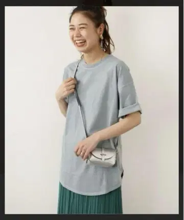 journal standard relume 피그먼트 크루넥 라운드 t