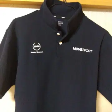 MOVE SPORT 네이비 폴로 셔츠 반팔