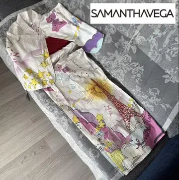 새상품 사만사 베가 SAMANTHAVEGA 유카타 세트 화이트 계열