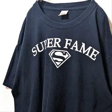 길단 슈퍼 페임 척 깁스 로고 티셔츠 블랙 검정 구제 의류