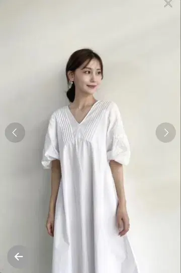 하루 히로인 원피스 화이트
