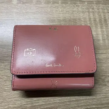 폴스미스 핑크 3단 폴더형 지갑