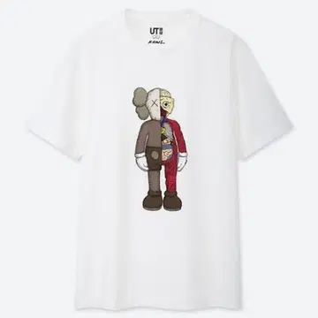 유니클로 UT KAWS 유니클로 카우스 콜라보 반팔 티셔츠