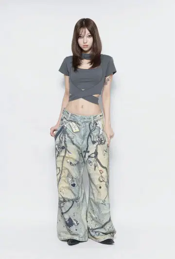더레드스레드 S 프린트 스웨트1 토이