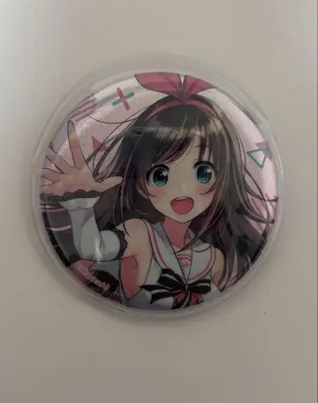 KizunaAI 글리터 캔뱃지