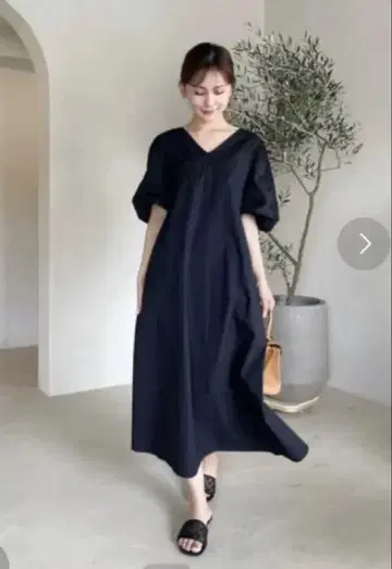 하루 히로인 원피스 네이비