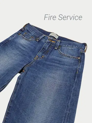 Fire Service 파이어 서비스 데님 데미지 가공 size24