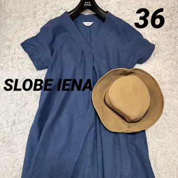 SLOBE IENA 라미 V넥 원피스 롱 원피스 여름 리조트