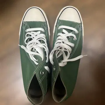 CONVERSE 26.5cm 그린 하이컷 스니커즈
