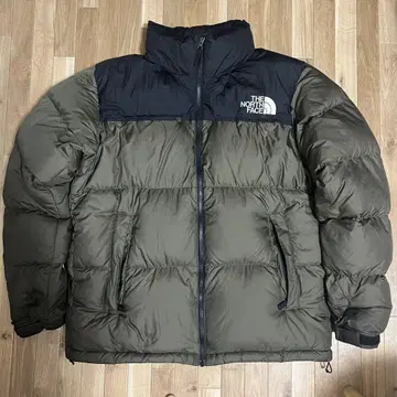THE NORTH FACE 다운 자켓 올리브 그린 눕시