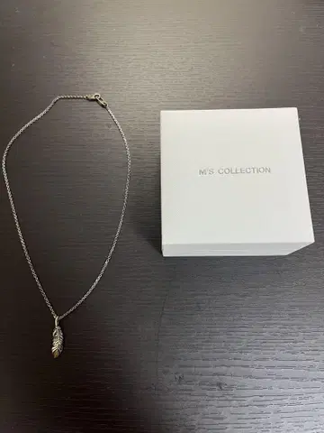 M's Collection 깃털 모티브 목걸이