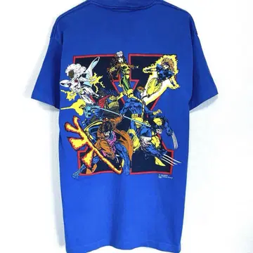 90s X MEN 울버린 티셔츠 셔츠 빈티지 엑스맨
