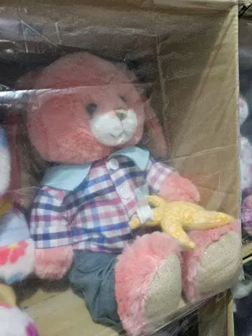 빌드어베어 핑크 토끼 인형