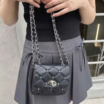 비쥬 퀼팅 미니 숄더백 INGNI