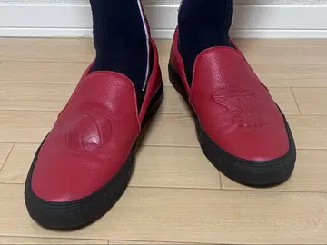 Joshua Sanders (조슈아 샌더스) 가죽 빨간색 슬립온