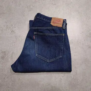구 DENIME 오리존티기 XX형 데님 다크 네이비 귀 있는 W36