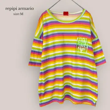 레시피 알마리오 repipi armario 보더 티셔츠 오버 사이즈