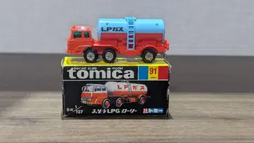 토미카 후소 LPG 로리 91 일본제 블랙 상자 구형 휠