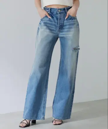 SENEE 루즈 빈티지 라이크 데님