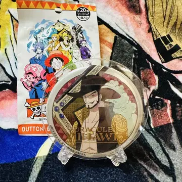 원피스 2025 USJ 굿즈 캔뱃지 미호크 1개 덤 포함