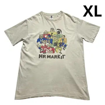할리우드 랜치 마켓 미식축구 마스코트 티셔츠 XL 라이트 베이지