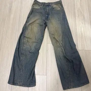 NVRFRGT 와이드 레그 팬츠