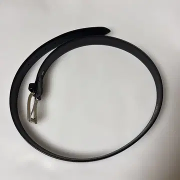 다크 브라운 가죽 벨트 메탈 버클