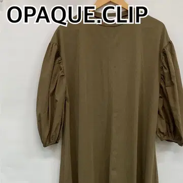 OPAQUE.CLIP 롱 원피스 긴팔 플레어 스커트 [CT1319]