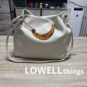 새상품급 LOWELL things 베이지 백