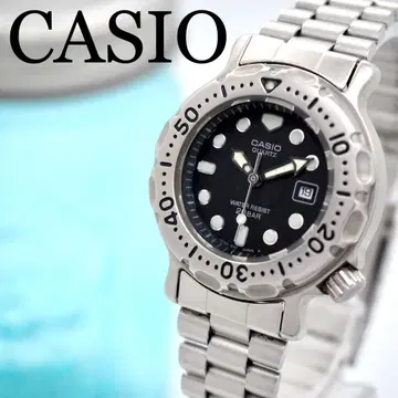 299 CASIO 여성용 시계 다이버 워치 데이트 블랙 레어