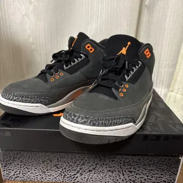 Air Jordan 스니커즈 그레이/오렌지
