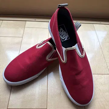 VANS 레드 슬립온