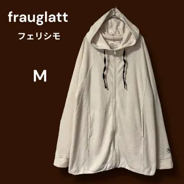 frauglatt 펠리시모 코튼 혼방 롱 지퍼 후드티 아이보리 M