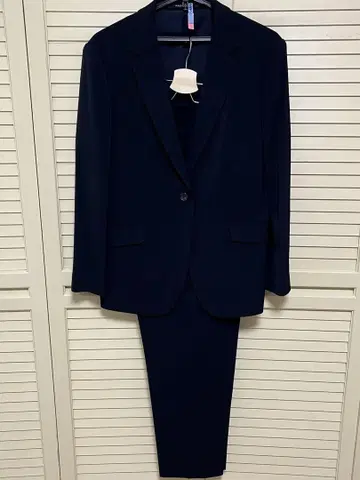 KASHIYAMA 네이비 팬츠 수트 싱글 버튼 XL~2XL 상당