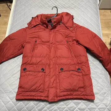 POLO 후드 부착 다운 자켓