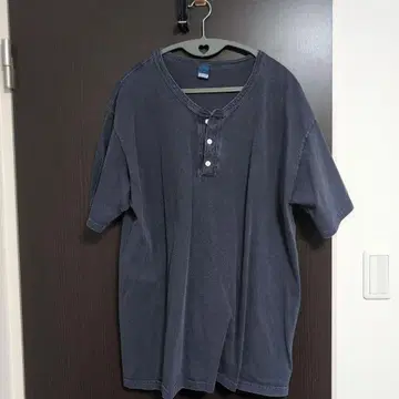 굿온 헨리넥 티셔츠 XL P 네이비