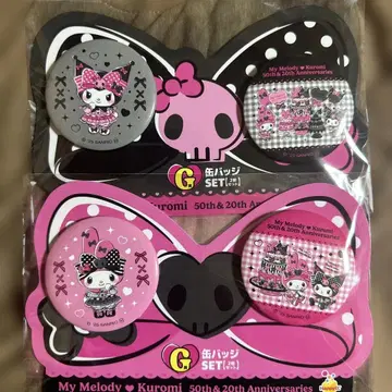 My Melody & Kuromi 캔뱃지 세트