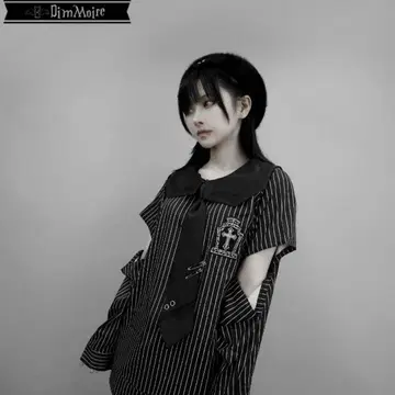 딤무어 Gothic 세일러 셔츠 [Stripe] M