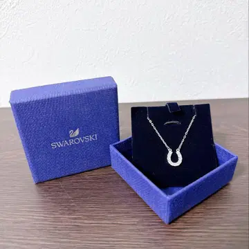 SWAROVSKI 목걸이 실버 큐빅 말발굽