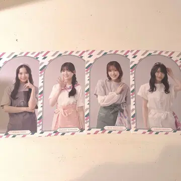사쿠라자카46 카페 2025 엽서