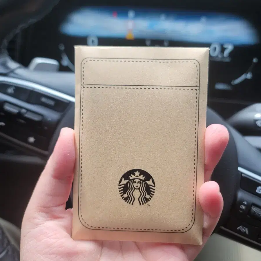 STARBUCKS 스타벅스 Starbucks Mac Sei-ve Card Wallet Navy Sealed - Main Image