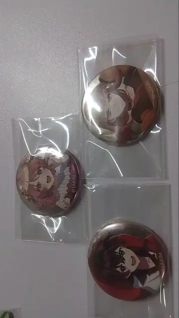 컬러풀 피치 캔뱃지 컬렉션 3개 세트