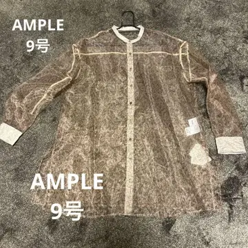 미사용 새상품 스콧 클럽 Ample 노카라 시어 소재 블라우스 야마다야