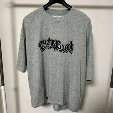 3D 로고 S/S 티셔츠 헤더 그레이