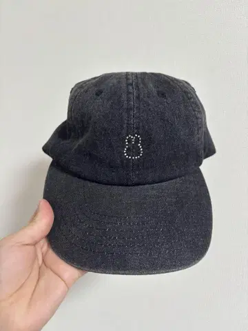 LANIE 캡 블랙 데님