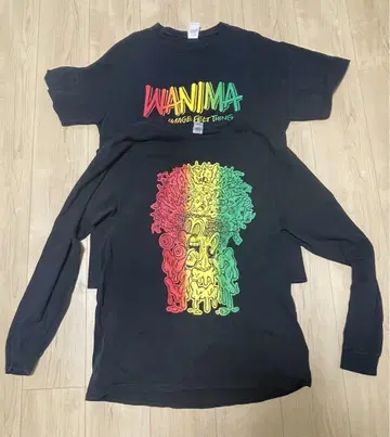 WANIMA 티셔츠 2장 세트 L 사이즈